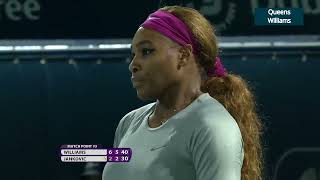 Serena Williams v. Jelena Jankovic - Dubai 2014 QF Highlights