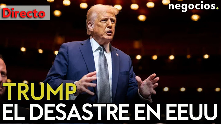 DIRECTO | TRUMP ANTE EL DESASTRE EN EEUU, FRENO A SU GUERRA COMERCIAL Y EL PLAN PARA GAZA