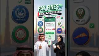 🚨 Pay Traffic Fines in 60 Sec! TAMM App Tutorial #UAE #AbuDhabi #DrivingTips #TrafficFines