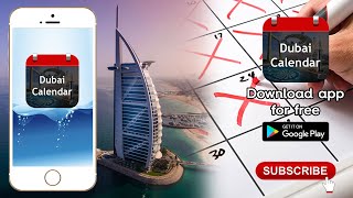 Dubai Calendar App  | Dubai's Calendar with Holidays and Events | تقويم دبي