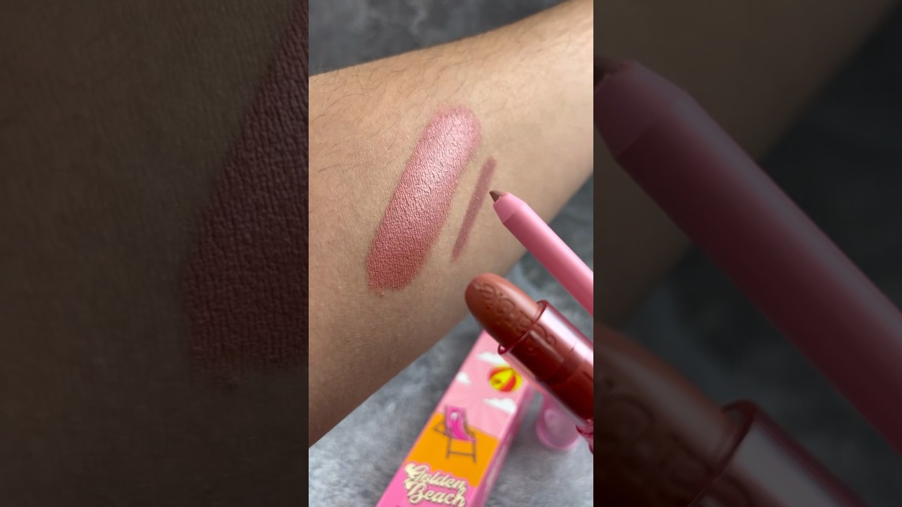 Barbie X Colourpop Malibu Barbie Golden Beach Lip Duo 