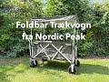 Sådan samler og folder du Nordic Peak foldbar trækvogn