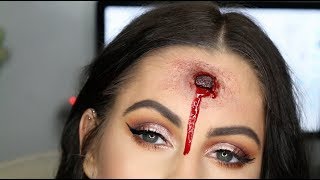 Simple & Fast Gunshot Wound | Halloween Tutorial 2017