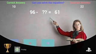 Math Genius: Subtraction ~ Prodigy Trophy