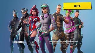 Loading into Fortnite in season 4
