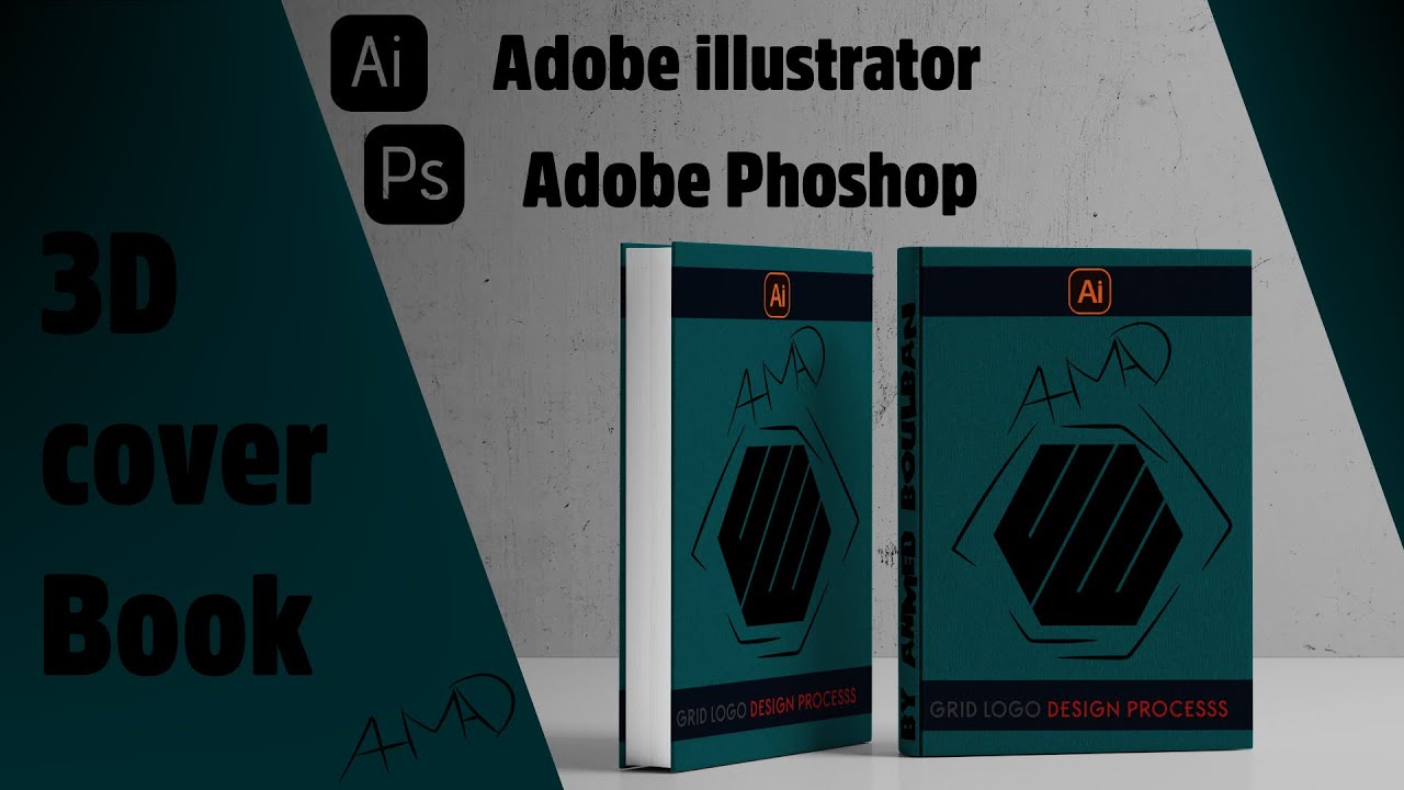 How To Make A 3D Book In Adobe Illustrator And Adobe Photoshop YouTube