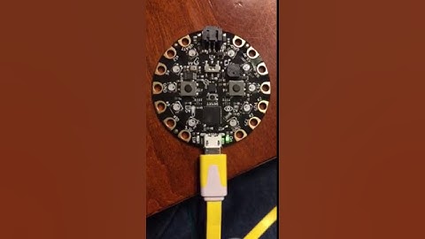 fake teletype with adafruit circuit playground