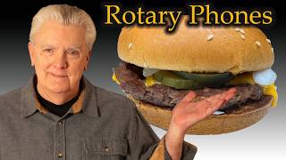 Eating McDonald's Quarter Pounder & Talking About Landline Phones
