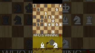 WHO IS WINNING IN THIS POSITION⁉️#chess #shorts