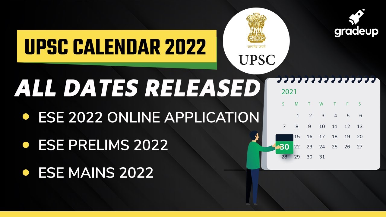 Upsc Ese 2022 Exam Date Out | Notification Prelims/Mains Exam Date | Gradeup - Youtube
