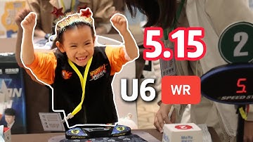 You Are SLOWER Than A 5-Year-Old! YOUNGEST Full ZB Cuber | 5.15 3x3 U6 WR Single Yunzhi Lian🇨🇳