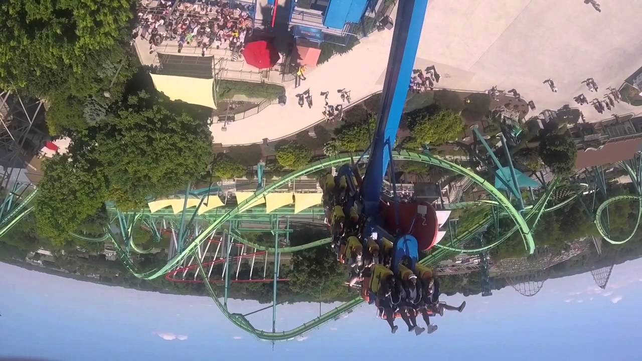 Meteor ride @ dorney park (Front Seat) using GoPro hero4 session - YouTube