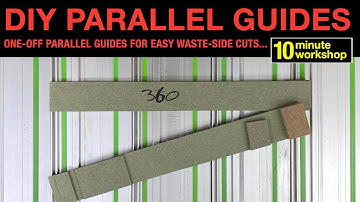 DIY Parallel Guides for Waste-side cuts [video #255]
