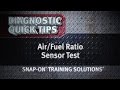 Air/Fuel Ratio Sensor Test- Diagnostic Quick Tips | Snap-on Training Solutions®