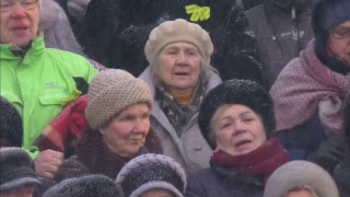 Прямая трансляция торжественного марша в честь полного снятия блокады Ленинграда Прямая трансляция торжественного марша в честь полного снятия блокады Ленинграда