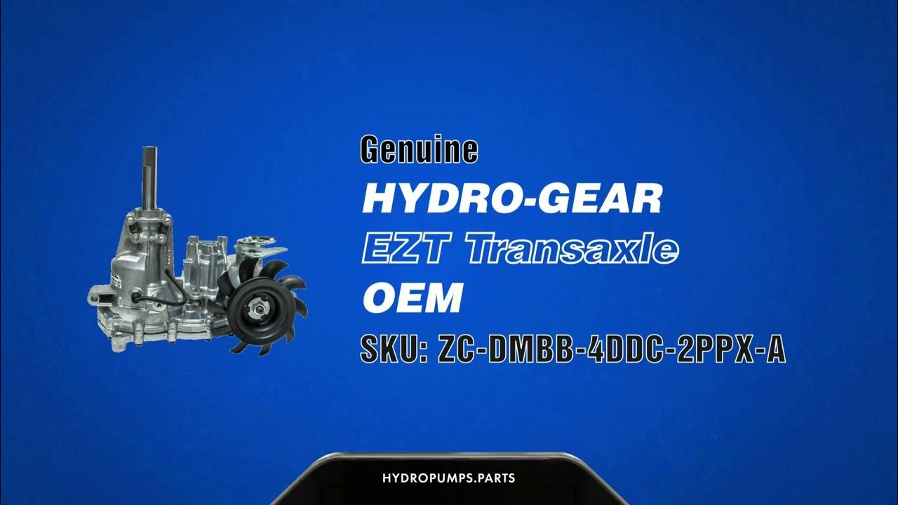 Hydro Gear EZT Transaxle ZCDMBB4DDC2PPX OEM YouTube