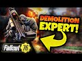 DEMOLITION Expert - Explosive Character Build- Fallout 76 Steel Reign