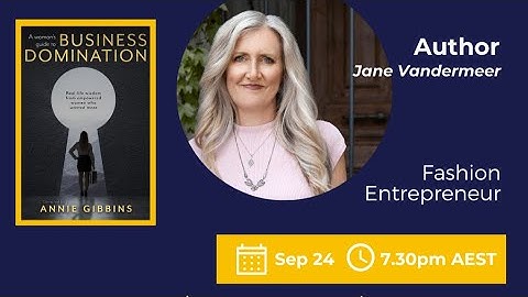 Jane Vandermeer - Business Book Launch