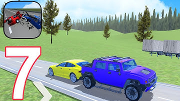 Car Crash Simulator : Accident - Suburban Road Gameplay Walkthrough,Car Crashes Game ( iOS, Android)