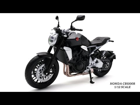Unboxing Black Honda CB1000R 1/12 Diecast Scale Model - YouTube