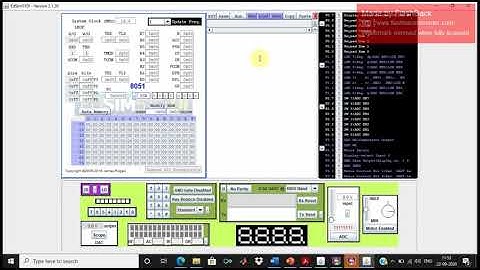 8051 ADDITION USING EDSIM51