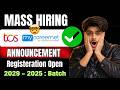 😱Finally Tcs Hiring 2025, 2024 Batch | Mycareernet Direct Test Hiring 2025 | 2027, 2028 Batch Hiring