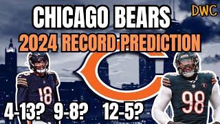 Chicago Bears 2024 Record Prediction! Full GAME BY GAME Picks!