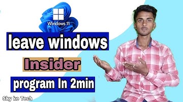 How to leave Windows Insider Program Windows 11 | Leave Windows Insider Program Without Data Loss