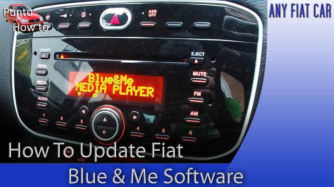 aansluiten Zin Luidruchtig How To Update the software on your Blue and Me system Fiat Punto Evo, Grande,  panda, 500 Abarth - YouTube