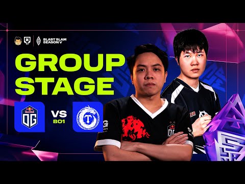 Full Game:OG vs Tearlaments - Game 1 (BO1) | Blast Slam V Group stage