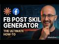 How I Built a Facebook Post Generator Skill in Claude Code (Full Walkthrough)