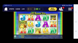 SPORTZINO Casino Emerald King Rainbow Road $0.20 Bet Sweeps Coins Slots BONUS screenshot 5