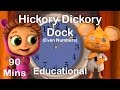 Hickory Dickory Dock (Even Numbers) | Counting Songs | Nursery Rhymes