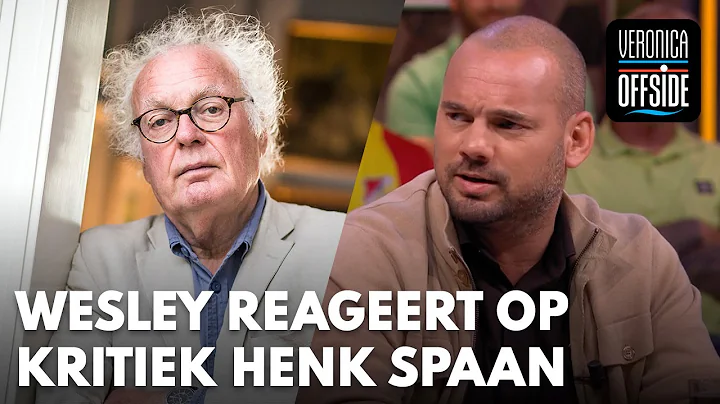 Sneijder reageert op kritiek Henk Spaan: 'Is dit s...