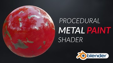 Blender EEVEE Tutorial : Realistic Car Paint Shader In Blender 2.8