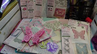 Crafter's Companion Nature's Garden Beautiful Butterfly Collection Review! Just Lovely!