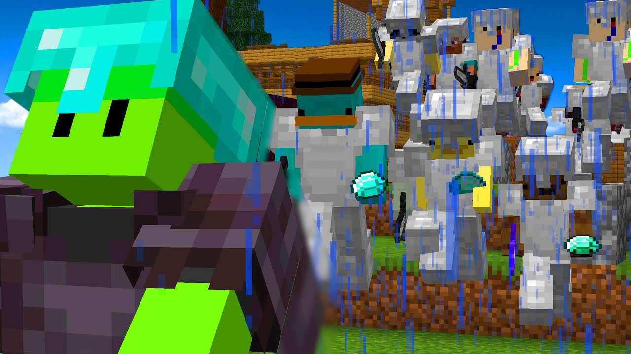 Raiding Minecraft SMPs with an ARMY...