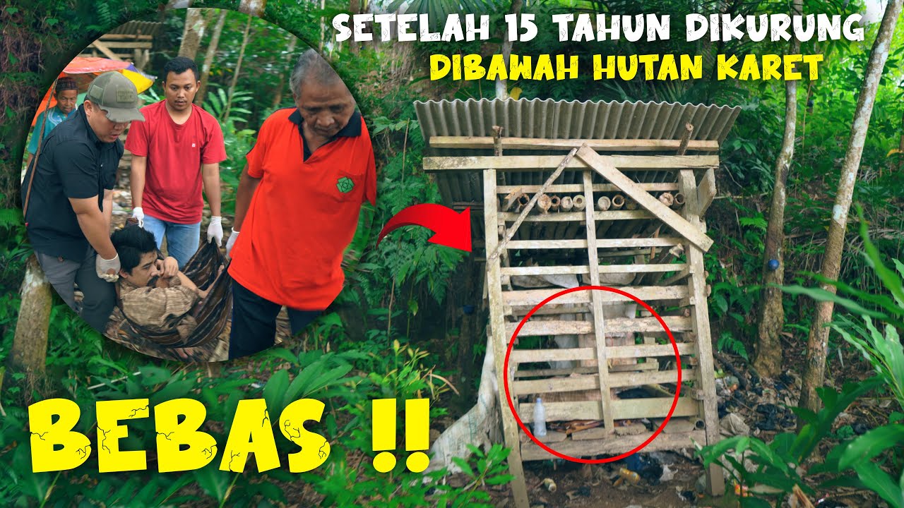 PENUH PERJUANGAN😭‼️PEMBEBASAN ODGJ PEMUDA GANTENG YG D!K**RUNG DIB4WAH HUT4N KAR3T ⁉️