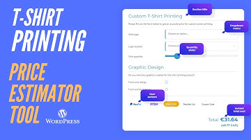 T Shirt Printing Tutorial 2020 | Stylish Cost Calculator for WordPress