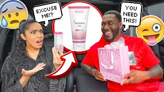 Gifting my Fiancee KITTY TIGHTENING GEL To See Her Reaction!