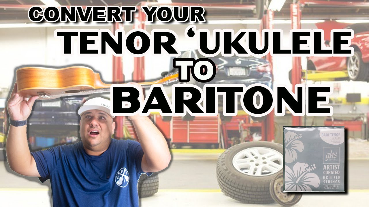CONVERT A TENOR 'UKULELE TO A BARITONE 'UKULELE YouTube