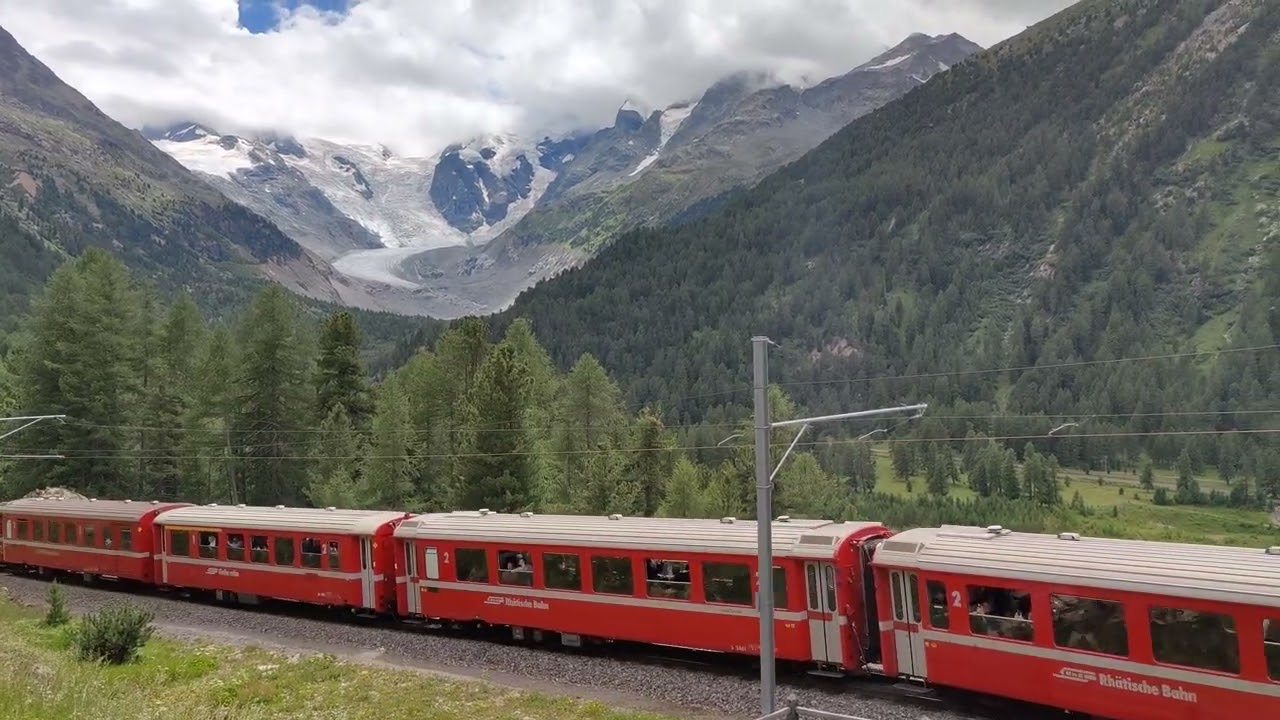Bernina Express - Morteratsch Gletscher/Glacier