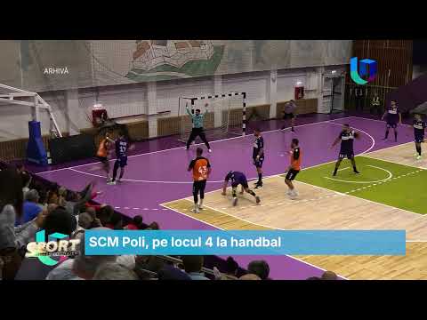 SCM Poli, pe locul 4 la handbal