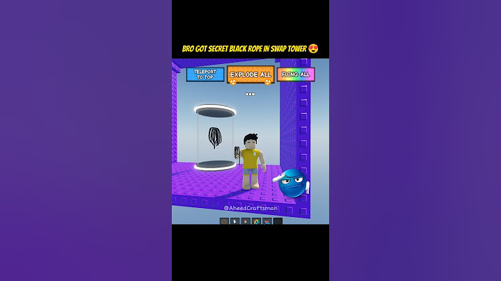 Bro Got Secret Black Rope In Troll Swap Tower Roblox 😍 #roblox#fyp