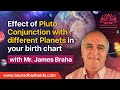 Effect of Pluto Conjunction with different Planets in your birth chart | Pluto in Vedic astrology