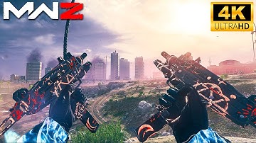 COD MW3 ZOMBIES - GAVE HIM A LITTLE HELP, RED WORM, RED ZONE, DARK AETHER 4K Gameplay No Commentary