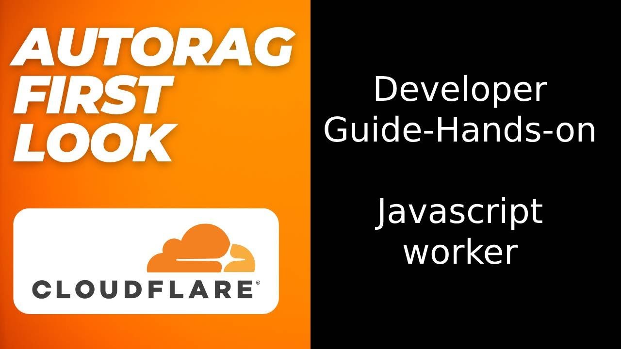Getting Started with AutoRAG on Cloudflare | Code Demo/Example ...