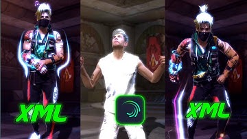 Oni Chan😝✌️ | Alightmotion preset XML FF 📉✨ || #freefire #shorts #xml