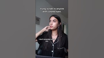 Thumbnail of talking to someone with colored eyes be like: #shorts