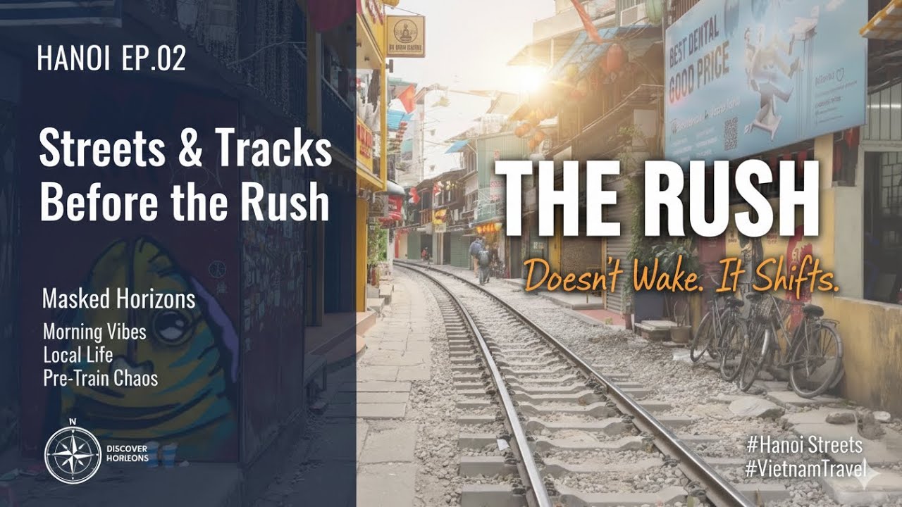 Hanoi Ep.02 | Streets & Tracks Before the Rush | Masked Horizons